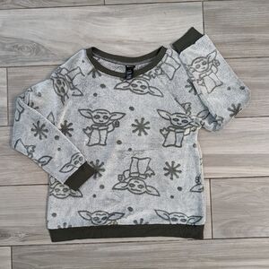 Star Wars Grogu Baby Yoda Fleece Pullover Sweatshirt